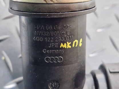 15-18 AUDI A7 4G GENUINE OEM RADIATOR COOLANT WATER PIPE HOSE 4G0122055H
