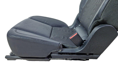 14-19 LAND ROVER L550 DISCOVERY 2ND ROW RIGHT O/S SIDE BLACK LEATHER SEAT
