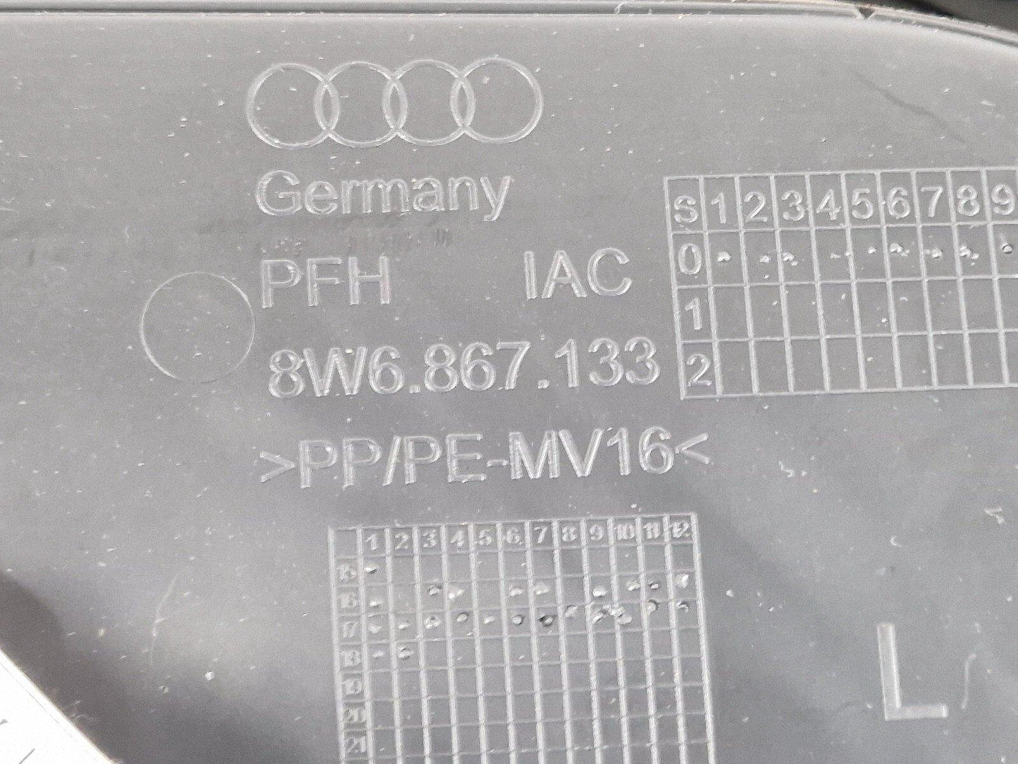 16-24 AUDI A5 F5 S-LINE CONVERTIBLE FRONT LEFT SIDE DOOR CARD 8W6867133