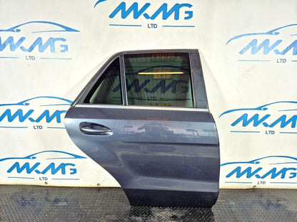 11-19 MERCEDES BENZ ML W166 GENUINE REAR RIGHT O/S/R COMPLETE DOOR GREY 755