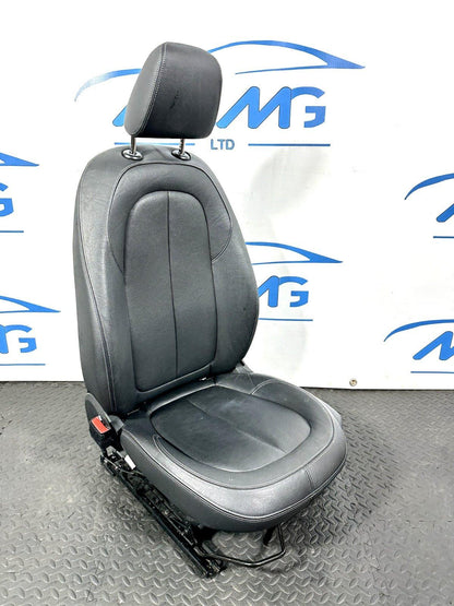 16-22 BMW X1 F48 GENUINE FRONT LEFT PASSENGER SIDE BLACK LEATHER SEAT (HEATED)