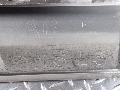 12-18 AUDI A6 C7 RIGHT DRIVER SIDE SKIRT 4G0853856K 4G0853860G BLACK LY9B