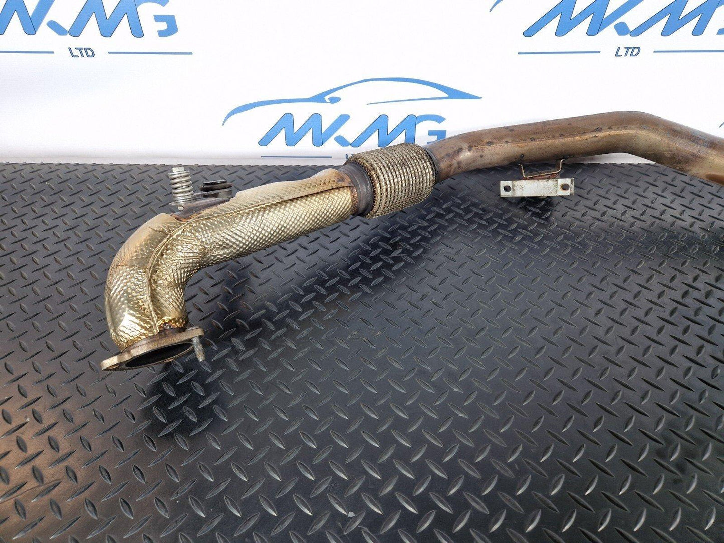 16-23 AUDI S5 3.0 TFSI V6 PETROL ENGINE EXHAUST PIPE SILENCER O/S 8W0253211C