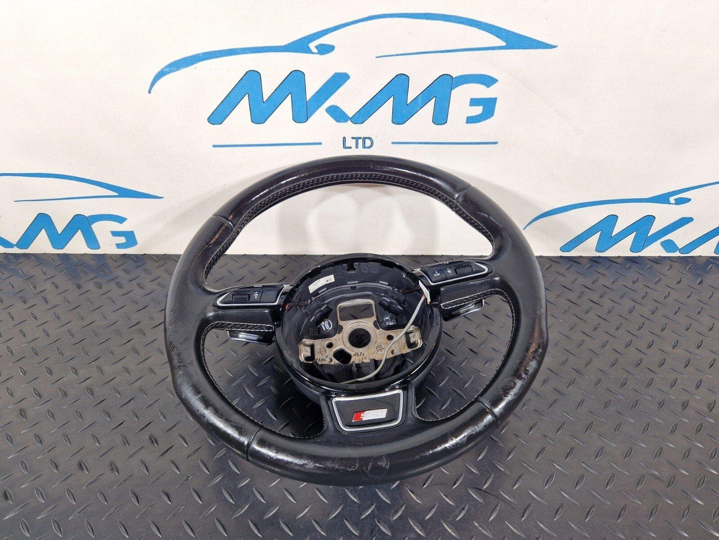 12-17 AUDI S5 CONVERTIBLE MULTIFUNCTION PADDLE SHIFT STEERING WHEEL 8K0419091BS