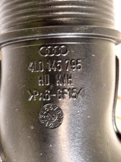 10-15 AUDI Q7 4L INTERCOOLER SPLIT PRESSURE HOSE PIPE LINE TUBE 4L0145795