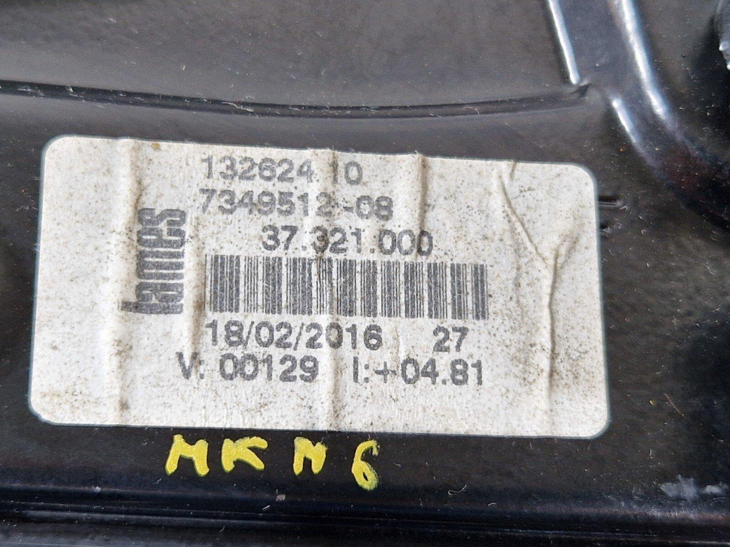16-22 BMW X1 F48 GENUINE OEM REAR RIGHT O/S WINDOW REGULATOR & MOTOR 7349512