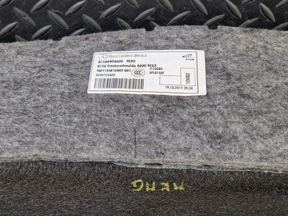 14-19 MERCEDES BENZ GLA X156 GENUINE OEM BOOT FLOOR CARPET A1566904600