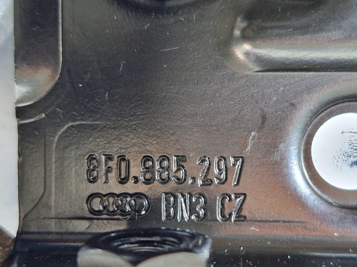 12-17 AUDI S5 CONVERTIBLE REAR LEFT SIDE SEAT RELEASE LOCK & CABLE 8F0885297