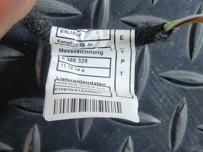 BMW 2 SERIES GRAN TOURER F46 OEM REAR LEFT N/S DOOR WIRING LOOM HARNESS 9389328