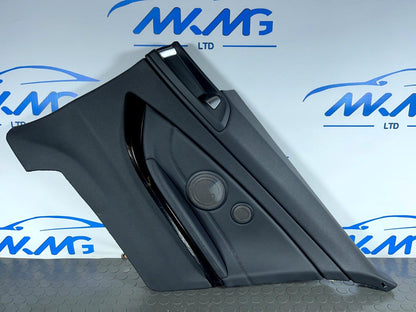 BMW 4 SERIES F32 REAR RIGHT BLACK LEATHER DOOR PANEL (H/K COVER) 7302762