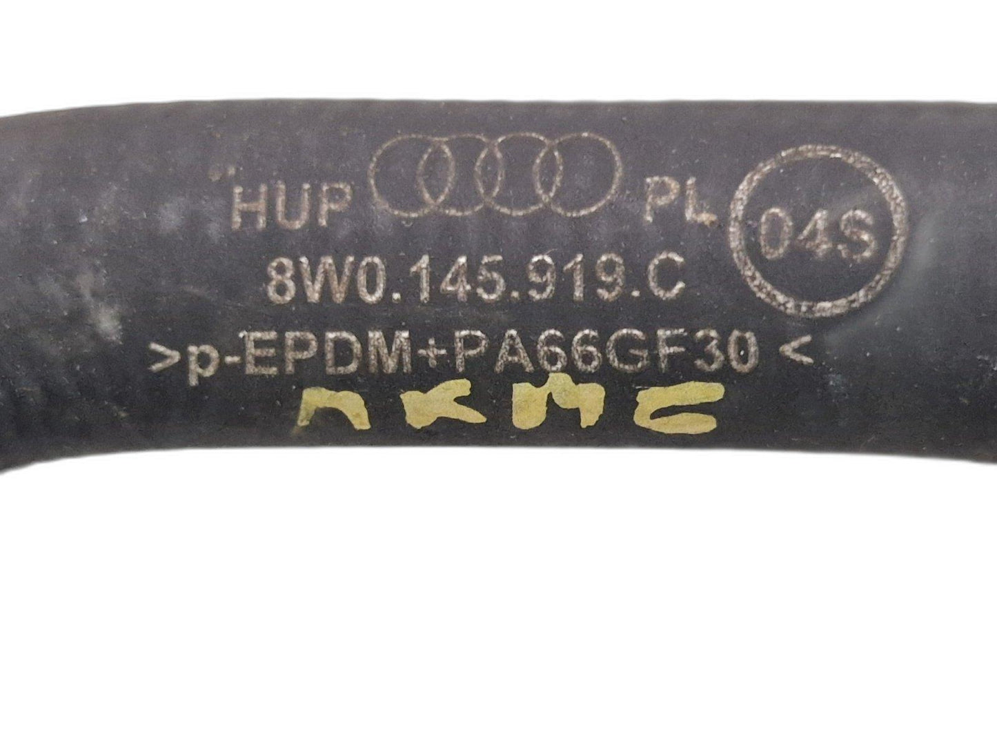 16-19 AUDI A4 B9 S-LINE OEM 2.0 DETA WATER COOLANT PIPE HOSE 8W0145919C
