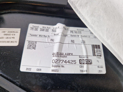 19-ON RANGE ROVER EVOQUE L551 GENUINE FRONT LEFT DOOR CARD PANEL