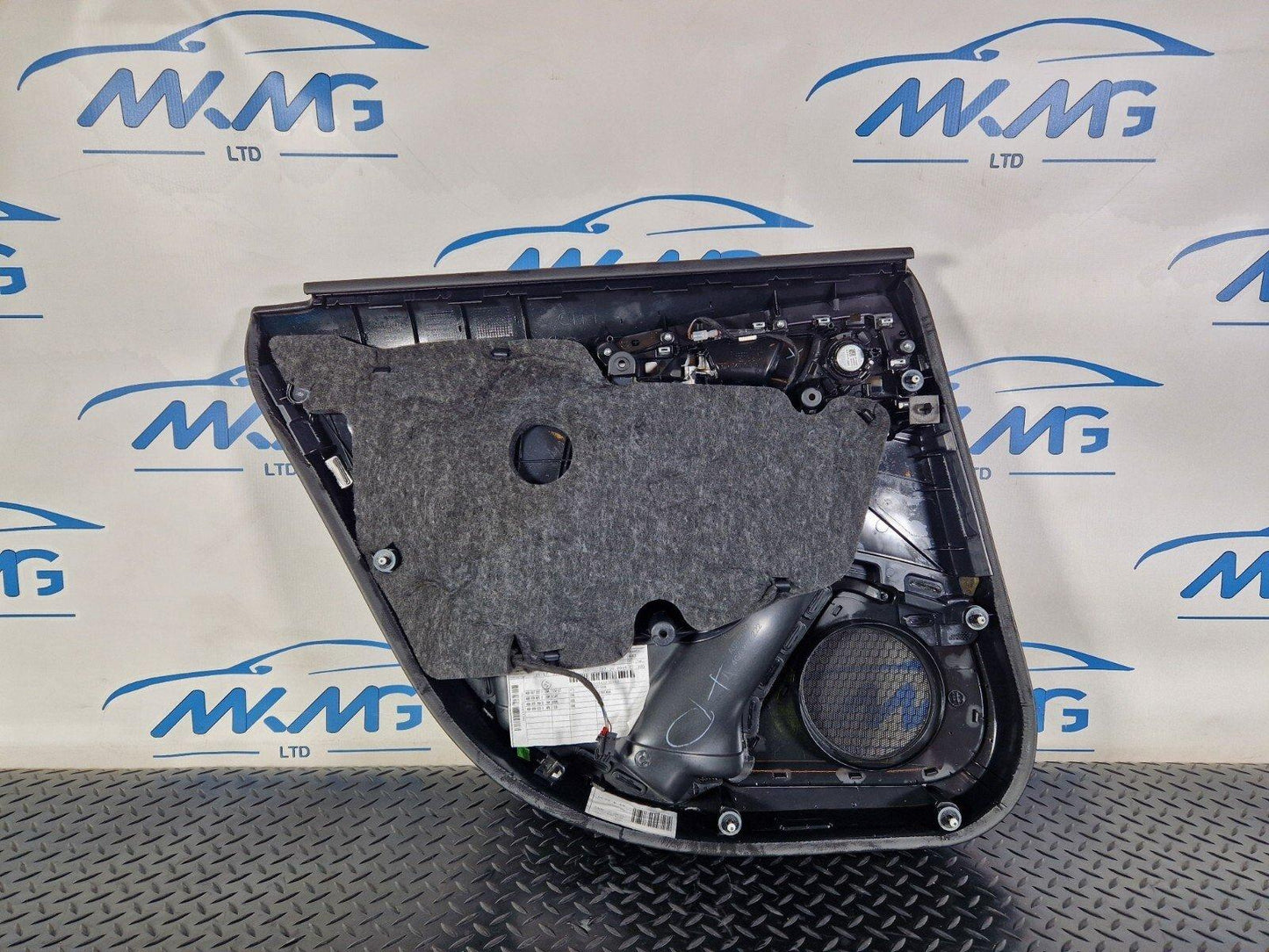 12-18 AUDI A6 C7 REAR RIGHT SIDE DOOR PANEL CARD 4G0867306A 4G0867222A