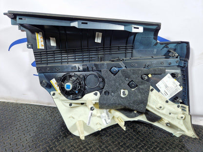 11-18 BMW 6 SERIES F13 COUPE REAR RIGHT O/S/R BLACK LEATHER DOOR CARD PANEL