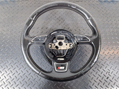 12-17 AUDI S5 CONVERTIBLE MULTIFUNCTION PADDLE SHIFT STEERING WHEEL 8K0419091BS