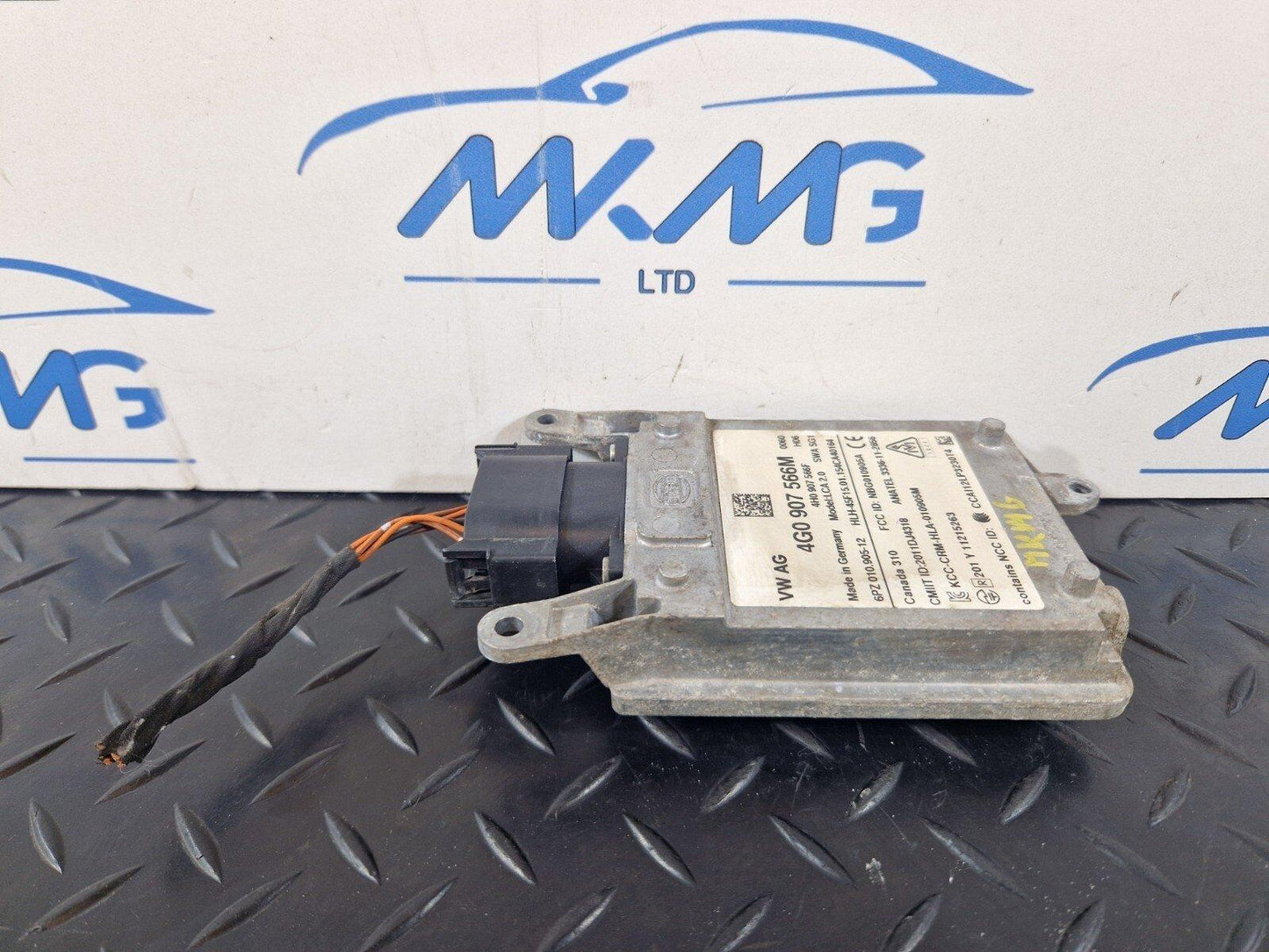 12-18 AUDI A6 C7 LEFT BLIND SPOT LANE ASSIST CONTROL MODULE UNIT 4G0907568M
