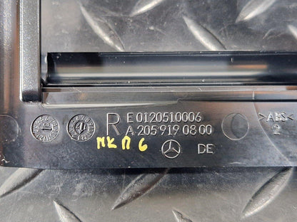 14-21 MERCEDES BENZ C200d W205 OEM FRONT SEAT GUIDE RAIL END COVER A2059190800