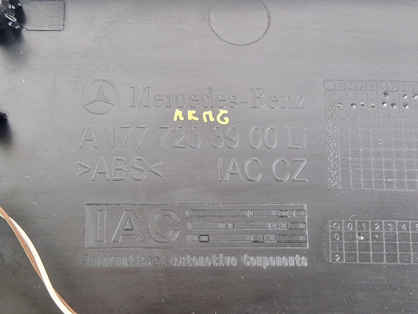 18-ON MERCEDES BENZ A CLASS W177 OEM FRONT LEFT PASSENGER DOOR CARD TRIM PANEL