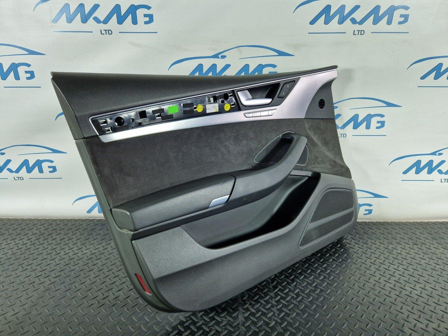 10-17 AUDI A8 4H FRONT LEFT PASSENGER SIDE DOOR ALCANTARA CARD PANEL 4H2868017
