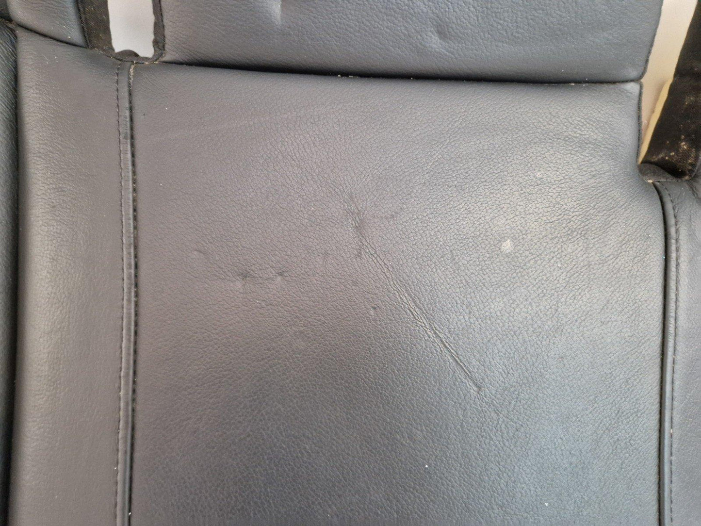 12-18 AUDI A6 C7 GENUINE BLACK LEATHER REAR SEAT BENCH 4G0885375K