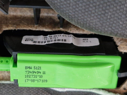 16-22 BMW X1 F48 FRONT PASSENGER SIDE DOOR CARD PANEL IN BLACK