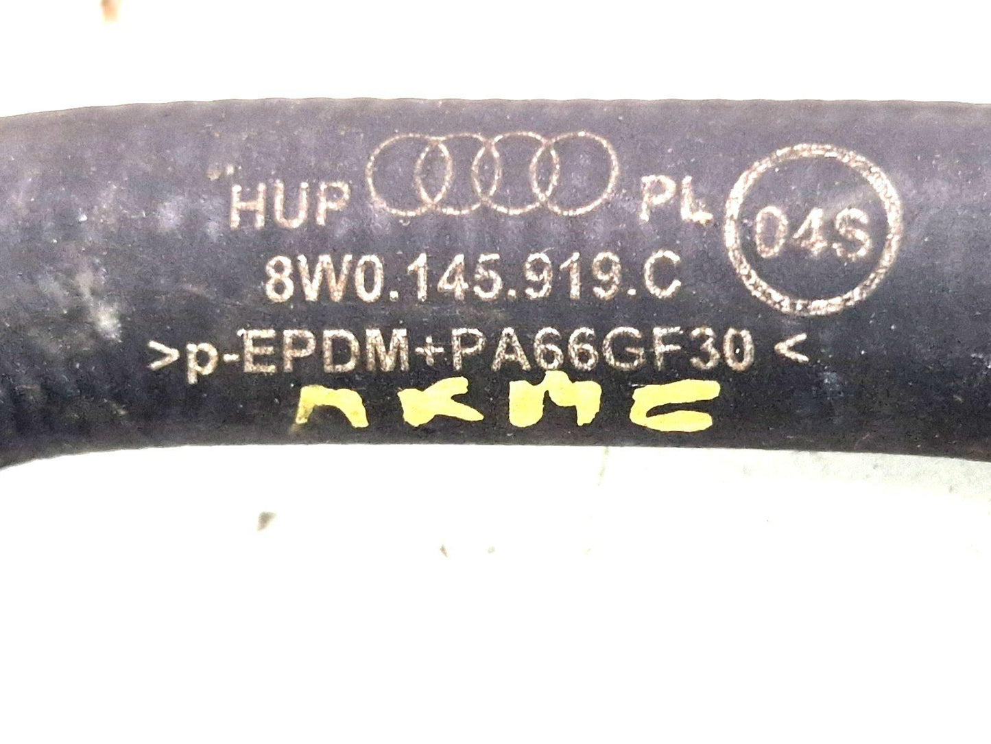 16-19 AUDI A4 B9 S-LINE OEM 2.0 DETA WATER COOLANT PIPE HOSE 8W0145919C