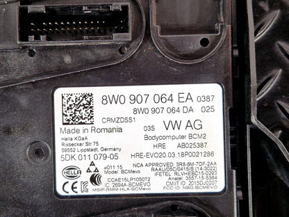 16-19 AUDI A4 B9 GENUINE  BODY CONTROL MODULE BCM 8W0907064EA 8W0907064DA