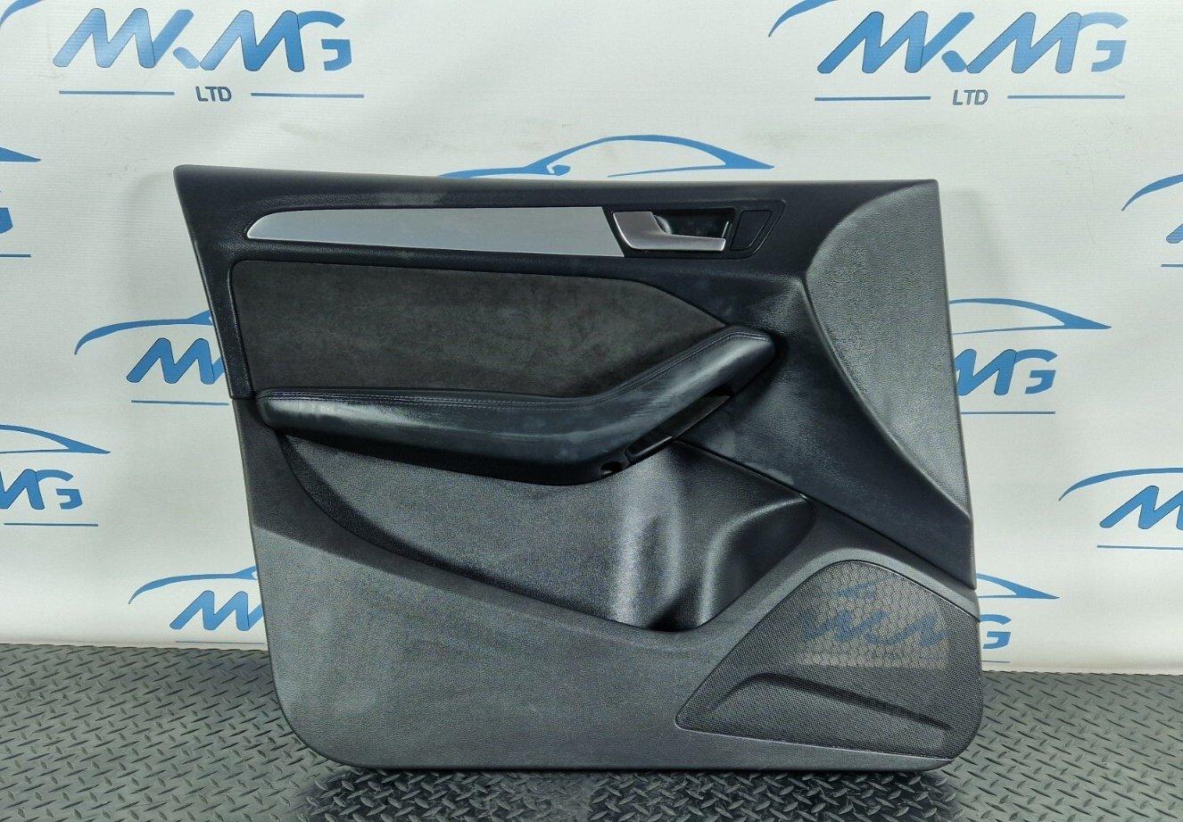 12-17 AUDI Q5 8R OEM FRONT LEFT N/S DOOR CARD PANEL ALCANTARA TRIM 4G2867103B