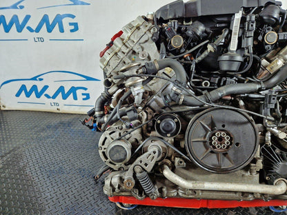 10-17 AUDI A8 4H 4.2 V8 CDRA PETROL GENUINE COMPLETE ENGINE (PLUG&PLAY)