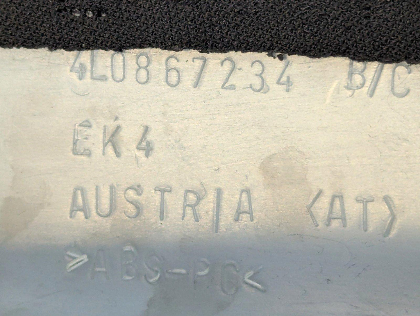 10-15 AUDI Q7 4L OEM RIGHT DRIVER SIDE FRONT A PILLAR TRIM 4L0867234