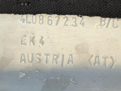 10-15 AUDI Q7 4L OEM RIGHT DRIVER SIDE FRONT A PILLAR TRIM 4L0867234