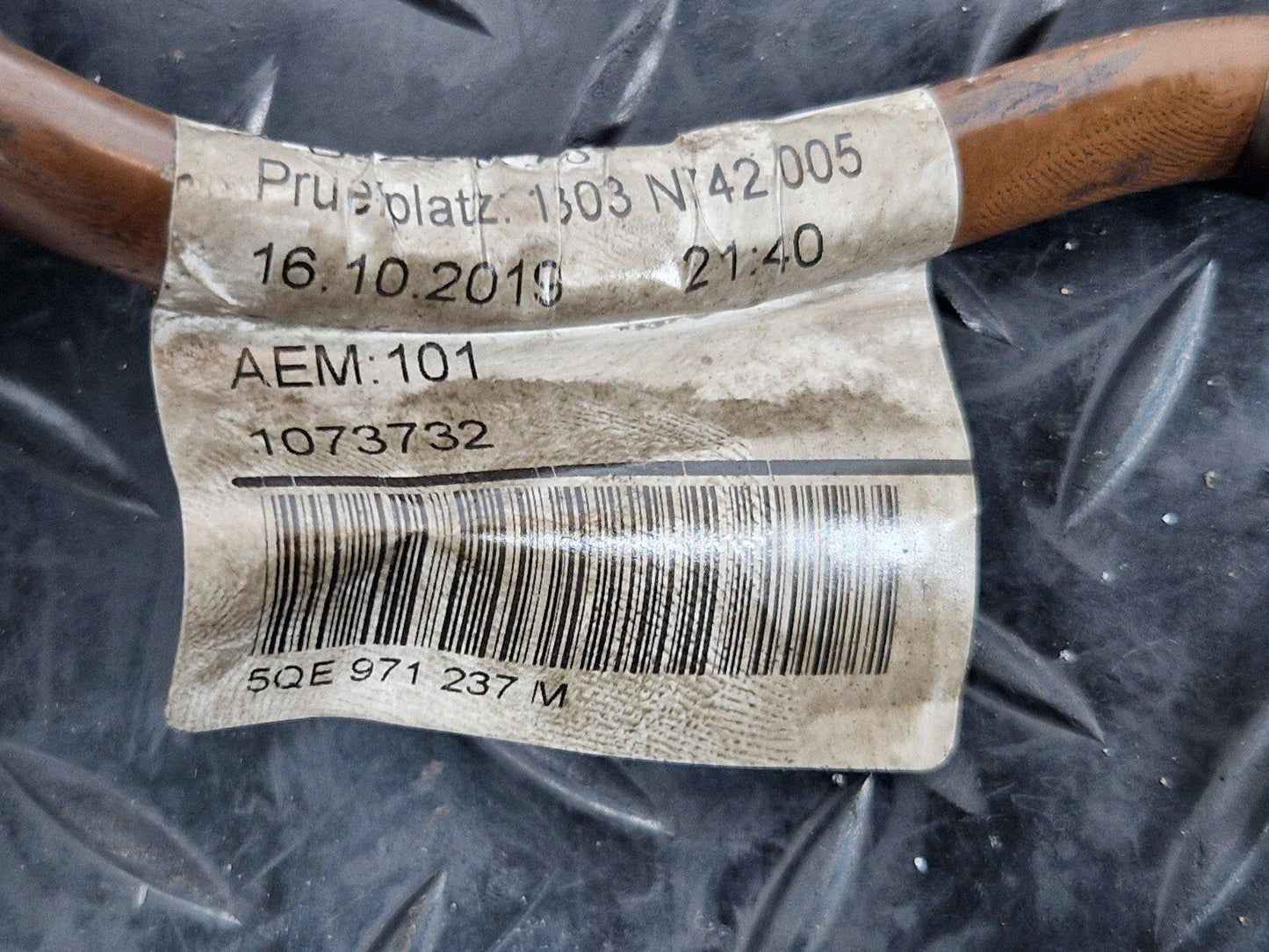 17-20 VW GOLF MK7.5 POSITIVE BATTERY CABLE 5QE971237