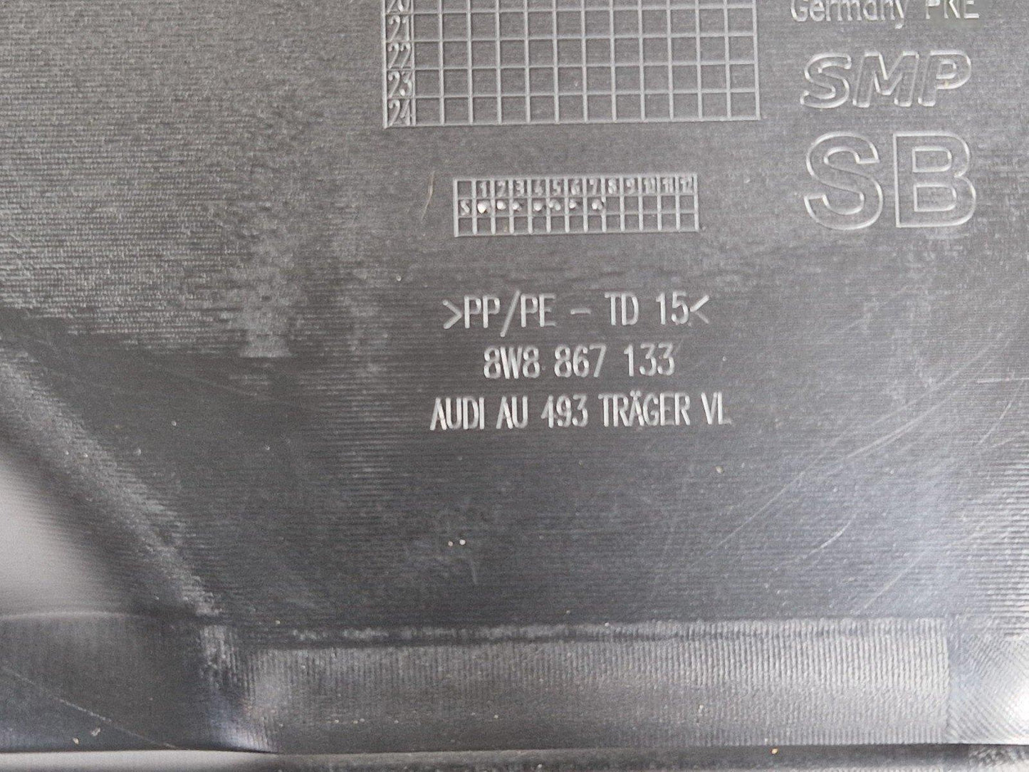 16-23 AUDI A5 F5 SPORTBACK S-LINE FRONT LEFT DOOR CARD PANEL 8W8867133