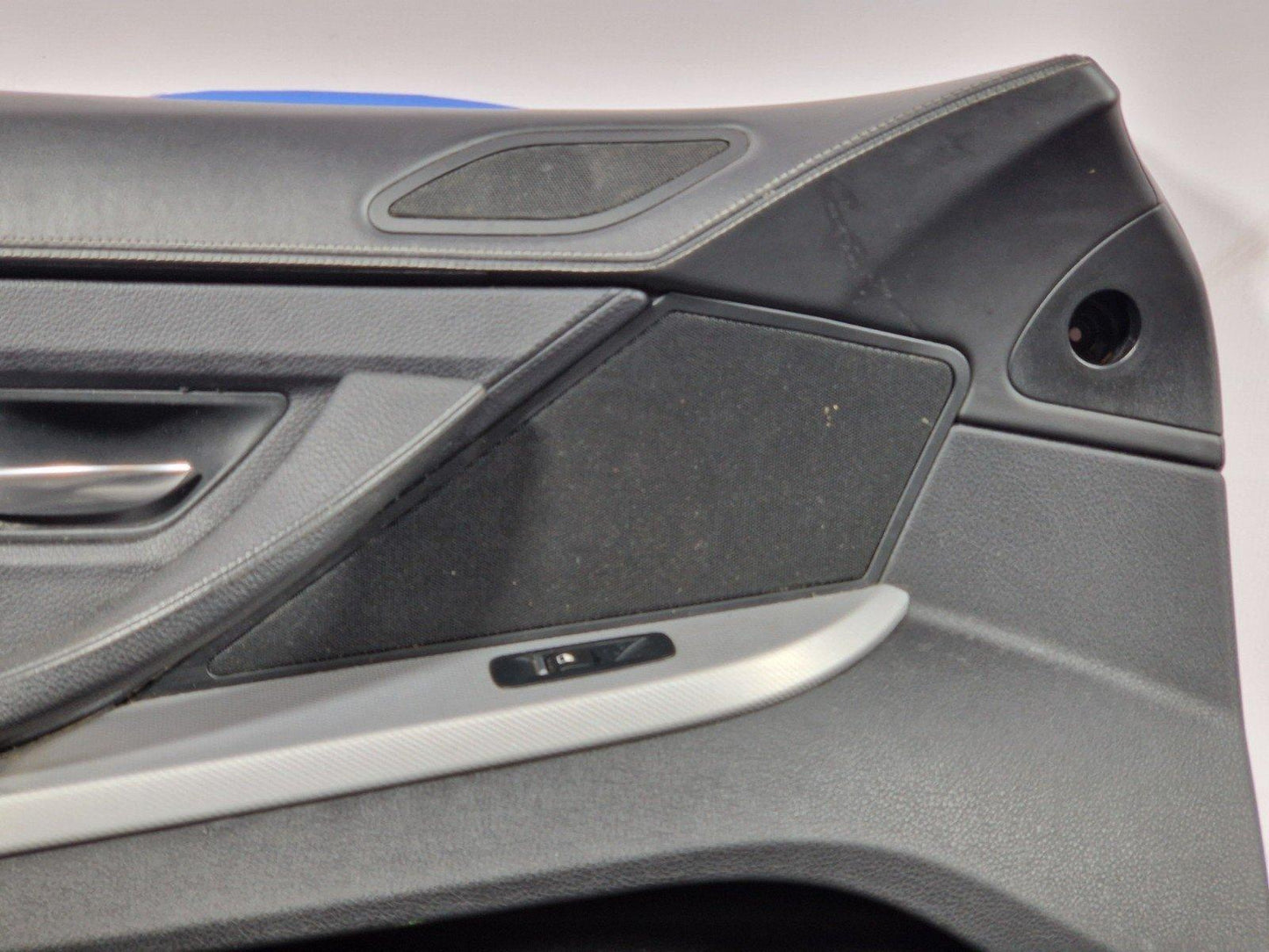 11-18 BMW 6 SERIES F13 COUPE GENUINE LEFT N/S BLACK LEATHER DOOR CARD PANEL
