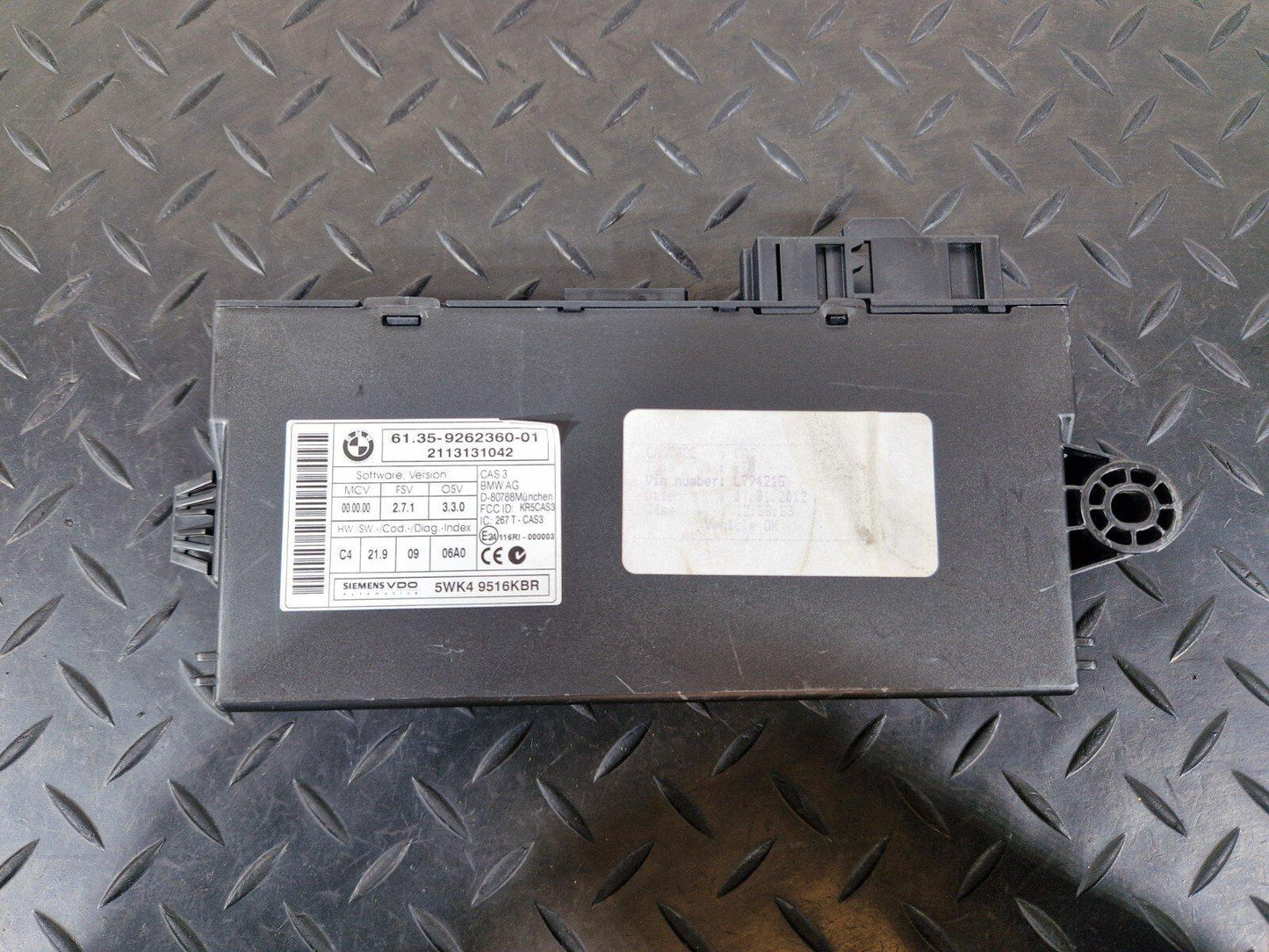 10-13 BMW X5 E70 LCI GENUINE IGNITION CONTROL MODULE 9262360