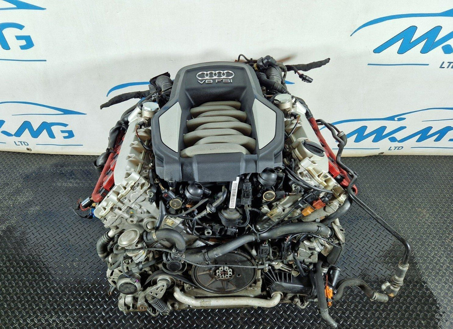 10-17 AUDI A8 4H 4.2 V8 CDRA PETROL GENUINE COMPLETE ENGINE (PLUG&PLAY)
