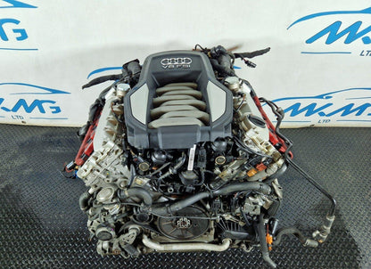 10-17 AUDI A8 4H 4.2 V8 CDRA PETROL GENUINE COMPLETE ENGINE (PLUG&PLAY)