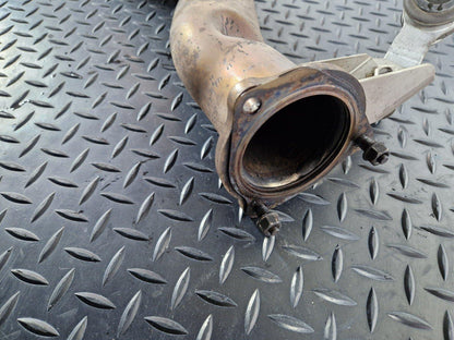 15-18 AUDI A7 4G GENUINE OEM FRONT EXHAUST PIPE 4G0253350H
