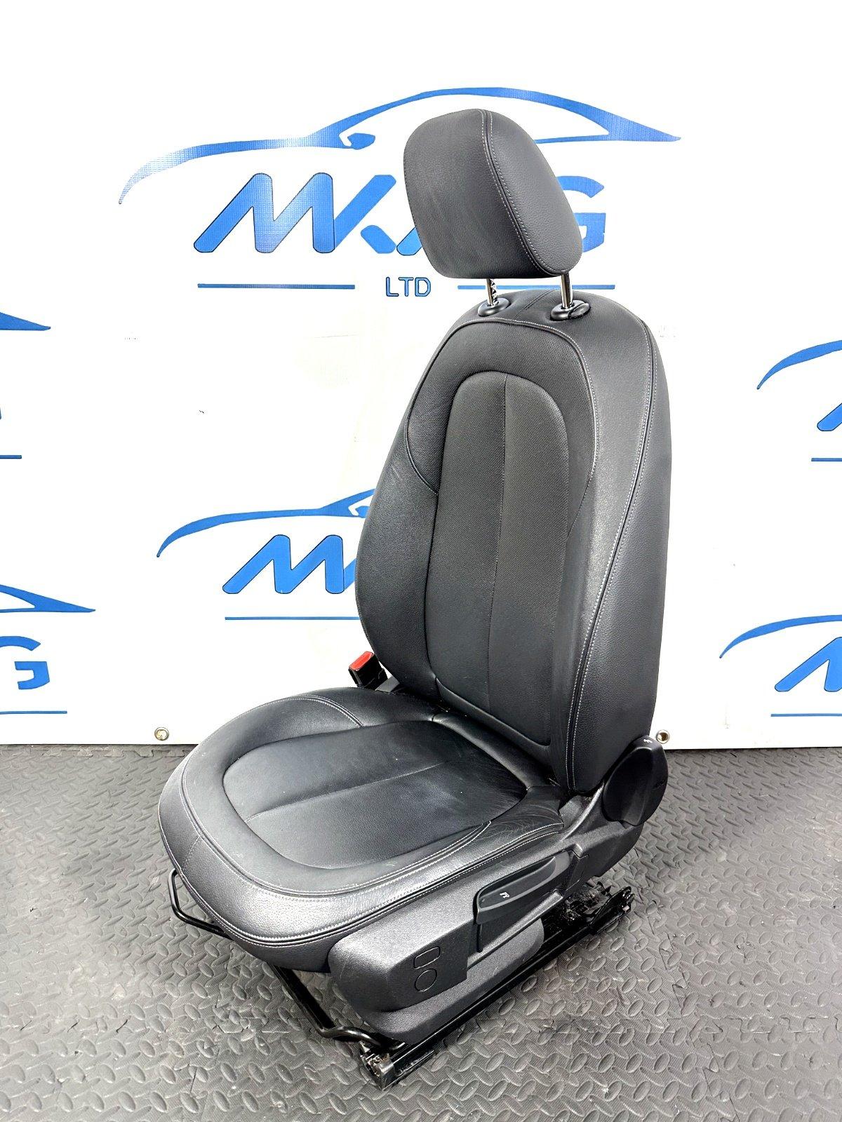 16-22 BMW X1 F48 GENUINE FRONT LEFT PASSENGER SIDE BLACK LEATHER SEAT (HEATED)