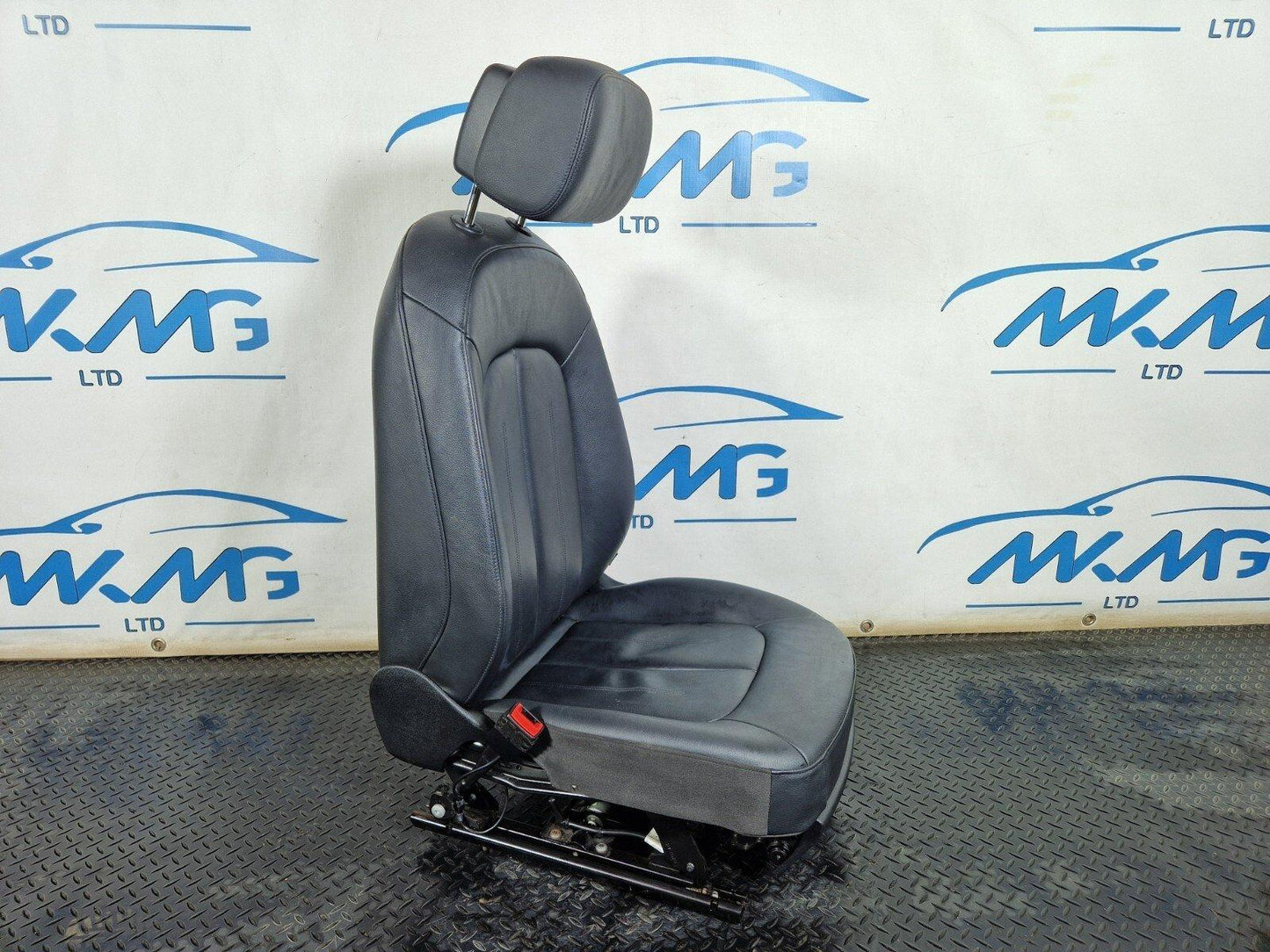 15-18 AUDI A7 4G FRONT LEFT N/S PASSENGER BLACK LEATHER ELECTRIC MEMORY SEAT