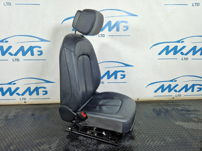 15-18 AUDI A7 4G FRONT LEFT N/S PASSENGER BLACK LEATHER ELECTRIC MEMORY SEAT
