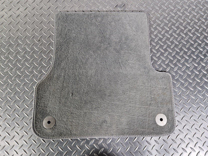 15-18 AUDI A7 4G GENUINE SET OF 2 REAR RIGHT & LEFT FLOOR BLACK MATS 4G0864450