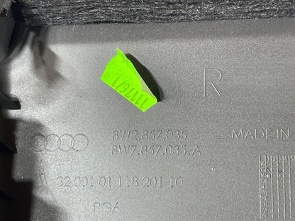 16-19 AUDI A4 B9 ESTATE GENUINE GLOVE BOX STORAGE COMPARTMENT 8W2857035