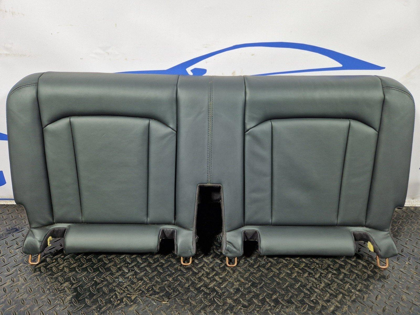 16-20 AUDI Q7 4M REAR 3RD ROW LOWER BLACK LEATHER BENCH SEAT CUSHION 4M0885305