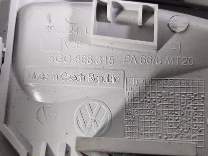 17-20 VW GOLF MK7.5 PASSENGER SIDE FRONT B PILLAR TRIM  5G4868311 5G0868315