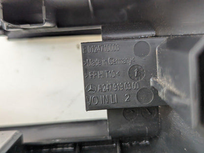 19-ON MERCEDES BENZ B CLASS W247 FRONT LEFT SEAT INTERIOR RAIL COVER A2479190300