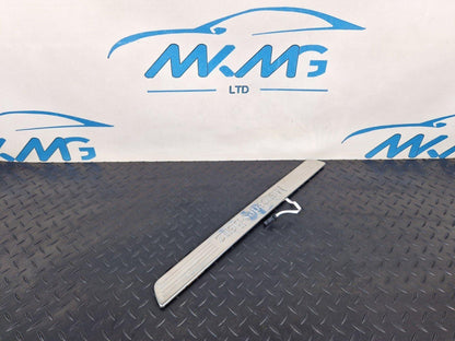 14-20 MERCEDES BENZ GLA X156 OEM FRONT LEFT N/S ILLUMINATED DOOR SILL PANEL TRIM