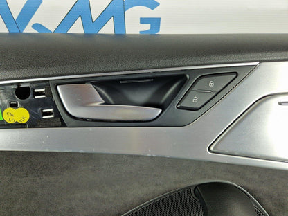 10-17 AUDI A8 4H REAR LEFT PASSENGER SIDE DOOR ALCANTARA CARD PANEL 4H0868067