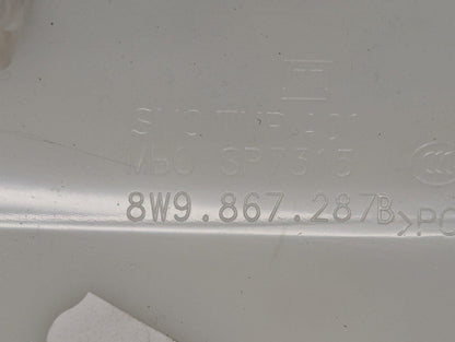 16-19 AUDI A4 B9 GENUINE REAR LEFT SIDE UPPER C-PILLAR TRIM COVER 8W9867287B