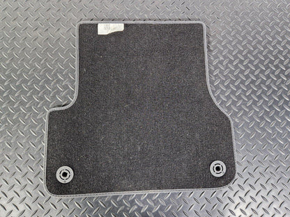 15-18 AUDI A7 4G GENUINE SET OF 2 REAR RIGHT & LEFT FLOOR BLACK MATS 4G0864450